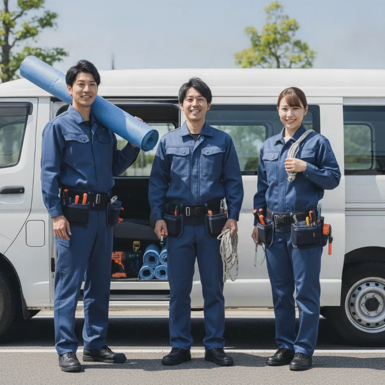 屋根のシート掛け 大牟田